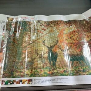 Autumn/Fall Deer in Woods Diamond Painting